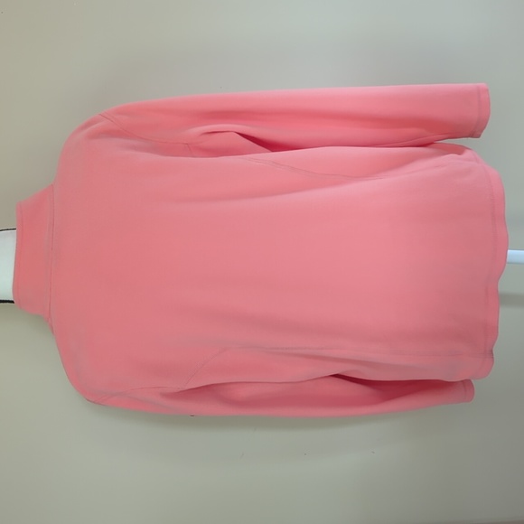 L.L. Bean Fleece Zip Up Shirt Jacket XL Regular Orange - Picture 11 of 14